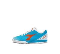 Diadora PICHICHI 6 TFR, Scarpe da Calcio Uomo, Blue Fluo/White/Orange, 46 EU