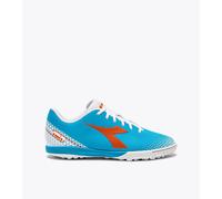 Diadora PICHICHI 6 TFR, Scarpe da Calcio Uomo, Blue Fluo/White/Orange, 40 EU