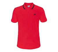 Diadora Polo Uomo Manica Corta Cotone Piquet Art.177 (Poppy Red - L)