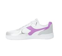 Diadora Raptor Low ODISSEA Wn, Scarpe da Ginnastica Donna, White/Mulberry, 36 EU