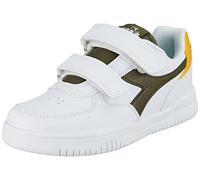 Diadora Raptor Low Ps, Scarpe da ginnastica, Unisex - Bambini e ragazzi, Bianca White Dark Olive, 31 EU