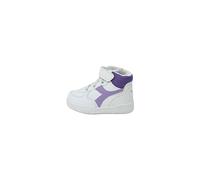 Diadora Raptor Mid TD, Scarpe da Ginnastica, Wht/Purple Rose/Passion Flower, 24 EU