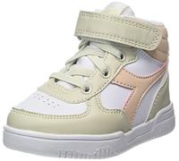 Diadora Raptor Mid TD, Sneakers Unisex - Bambini e ragazzi, Beige (Beige Alabastro/Rosa Pastello), 21 EU