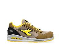 Diadora Run Net Airbox Low S1p Src, Scarpe da ginnastica Uomo, Marrone Tobacco Brown Moon Rock Grey, 41 EU