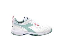 Scarpe da tennis da donna Diadora S.Challenge 5 Sl Clay - white/surf spray/legion blue 40,5