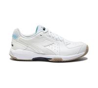 Diadora S. Challenge 6 Sl Scarpa Per Terra Rossa Donna-Bianco,Blu Chiaro in bianco, Taglia: 38.5