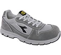 Utility Diadora, Scarpe Antinfortunistiche Unisex, RUN TEXT LOW S1PS FO SR ESD, colore CASTLE ROCK /ALLUMINIUM, taglia 44