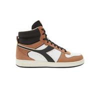 Diadora Scarpa Magic Basket Mid Earth Pelle Scamosciata Bianca