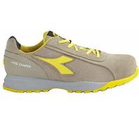 Diadora Scarpe Antinfortunistiche da Lavoro Basse in Tomaia Vitello Scamosciato Modello Glove Mds Text Protezione S1P Taglia 42 colore Grigio Roccia - 1811...