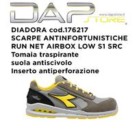 DIADORA - Scarpe antinfortunistiche Run Net Airbox Low cod. 176271C8701 - S1 SRC