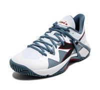 Diadora Scarpe da tennis B.Icon 2 Clay Uomo, Bianco/Vista sull'oceano/Salsa, 44 EU