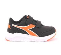 Diadora Scarpe per Bambini Sneakers da Passeggio Falcon 3 SL JR V Multicolore C1582 - Black/Vermillion Orange 29