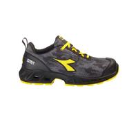 Diadora Shark Stable Impact Low S3 SRC ESD, Scarpe da Ginnastica Unisex-Adulto, Nero/Grigio, 37 EU