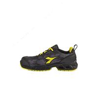 Diadora Shark Stable Impact Low S3 SRC ESD, Scarpe da Ginnastica Unisex-Adulto, Nero/Grigio, 45 EU