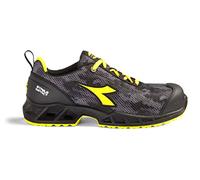 Diadora Shark Stable Impact Low S3 SRC ESD, Scarpe da Ginnastica Unisex-Adulto, Nero/Grigio, 40 EU