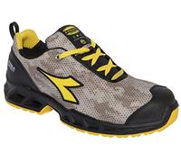 Diadora Shark Stable Impact Low S3 SRC ESD, Scarpe Unisex Adulto, Black/Moon Rock, 43 EU, Black Moon Rock, 43 EU