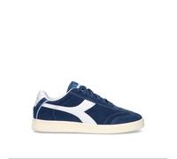 DIADORA Sneaker uomo blu/bianca in suede 43