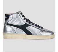 Diadora Sneakers alte Prestige High Metal Used in Argento 38