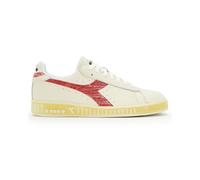Diadora Sneakers Game L Low Retro in Pelle Bianco Rosso