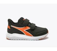 DIADORA SNEAKERS Jr FALCON 3 179549 1582 pelle NERO con STRAPPO fino a 35