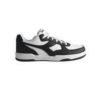 Diadora Sneakers Raptor Low in Pelle Sintetica Bianco-Nero