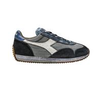 Diadora Heritage Scarpe Uomo Equipe H Dirty Stone Wash Evo 174736 Grigio Blu in Tela e Pelle Scamosciata colorazione Blu Nebbia (Numeric_45)