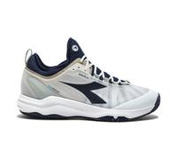 Diadora Speed Blushield Fly 4 + Scarpa per terra rossa Uomini-bianco,blu scuro in bianco, Taglia: 48