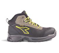 Diadora Sport Diatex Mid S3 Wr Ci Src, Mocassino Uomo, Nero Grigio Acciaio, 43 EU