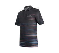 Diadora - SS Polo Icon - - Tops - Uomo - Nero - M