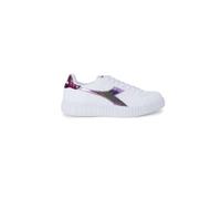 Diadora Step P Bright Reptile, Scarpe da Ginnastica Donna, White/Fucsia Red, 38 EU