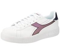 Diadora STEP P DOUBLE LOGO, Sneakers Donna, Bianco/Blu (Bianco/Blu Classico), 38.5 EU
