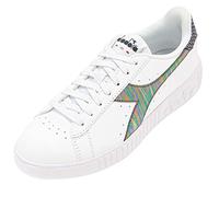 Diadora Step P Refraction, Scarpe da ginnastica Donna, White Blue Corsair, 38 EU
