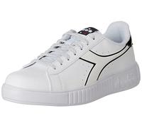 Diadora Step P, Scarpe da ginnastica Donna, White Black White, 38 EU