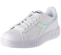 Diadora Step P Shimmer, Scarpe da Ginnastica Donna, White/Air Blue, 36 EU