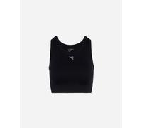 Diadora Stratouno W - Canotta Running - Donna - Nero L/XL