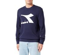 Diadora Sweatshirt Crew Core, Felpa Uomo, Classic Navy, XXL