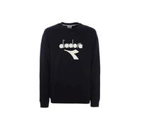 Diadora Sweatshirt Crew Ess. Sports Maglia di Tuta, Nero, M Uomo