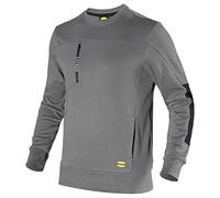 Diadora Sweatshirt Crew Litework Maglia di Tuta, Grigio Acciaio, S Uomo
