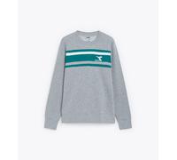 DIADORA SWEATSHIRT CREW SLAM Felpa a girocollo in cotone garzato Uomo