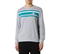 Diadora Sweatshirt Crew Slam, SWEATSHIRT CREW SLAM, Uomo, LIGHT MIDDLE GRAY MELANGE, S
