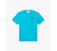Diadora T-Shirt Essential Sport IV Azzurro Baltico da Uomo L Azzurro