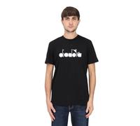 DIADORA T-Shirt Nera con Logo da Uomo XL