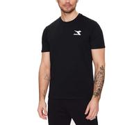 T-shirt Diadora Logo Core manica corta nero bianco - L
