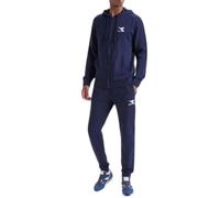 Diadora Tuta Tracksuit HD FZ Core con Cappuccio e Allacciatura Full Zip Classic Navy Regular Uomo
