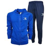 Diadora Tracksuit HD FZ Core Tuta con Cappuccio ed allaciatura Full Zip, Lapis Blue, Regular Uomo