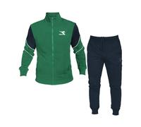 Diadora tracksuit Hoodie Tuta Zip Intera Cappuccio Uomo Ragazzo Verde