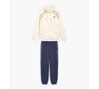 Diadora Tracksuit Tuta Donna Ragazza Zip Intera Cappuccio Felpata