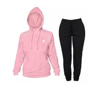 Diadora tracksuit Tuta Zip Intera Cappuccio Donna Ragazza Rosa