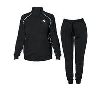 Diadora tracksuit Tuta Zip Intera Donna Ragazza Nera