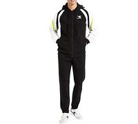 Diadora tuta da ginnastica P-E in jersey 100% cotone art.178181 80062 nero (xxl)